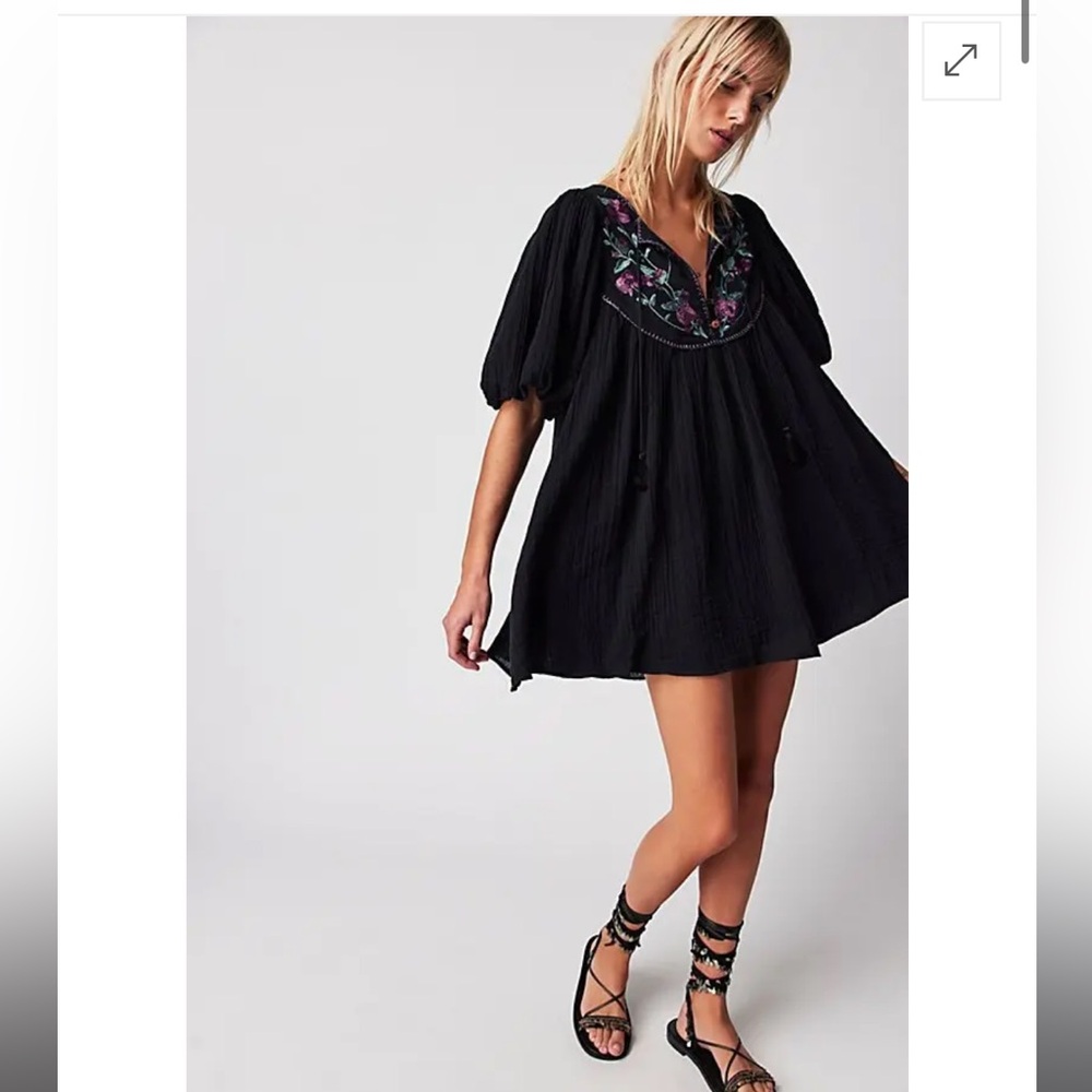 Free People | Rosa Linda Embroidered Mini Dress